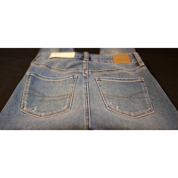 American Eagle -Dream Blue The Dream Jean High Rise Jegging Size 0 Short 25W NWT - Picture 10 of 16
